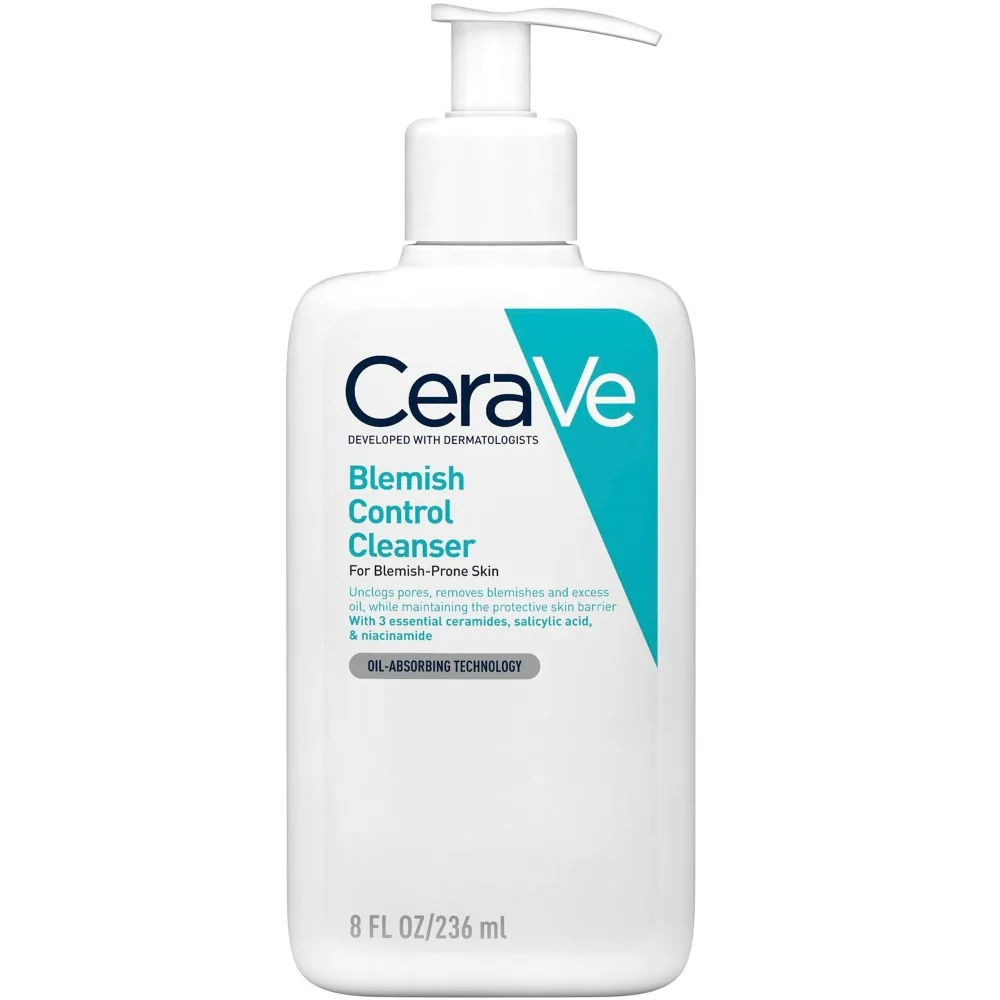 CeraVe Blemish Control Face Cleanser with 2% Salicylic Acid & Niacinamide 236ml