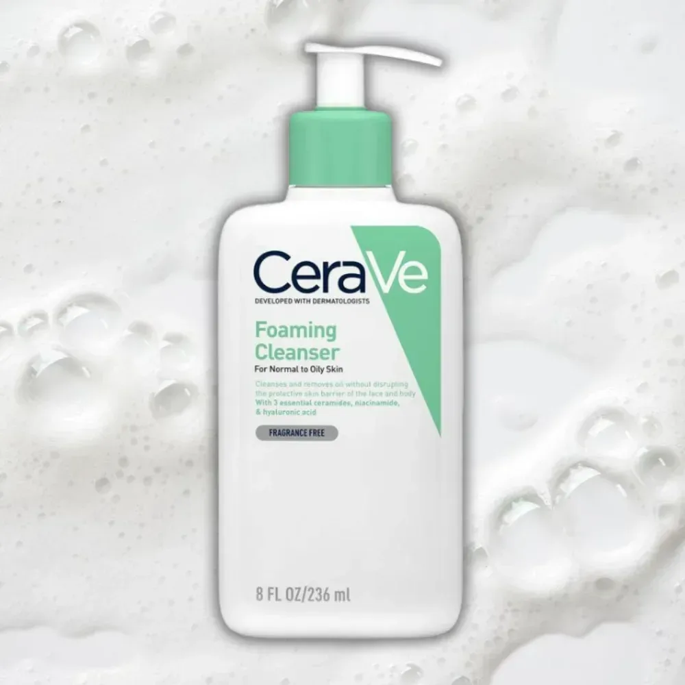 CeraVe Foaming Cleanser with Niacinamide for Normal to Oily Skin 236ml